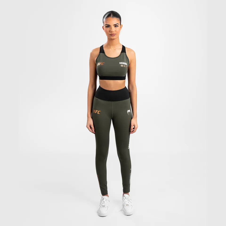 ufc-adrenaline-by-venum-fight-week-performance-tight-damen-khaki-bronze image 1