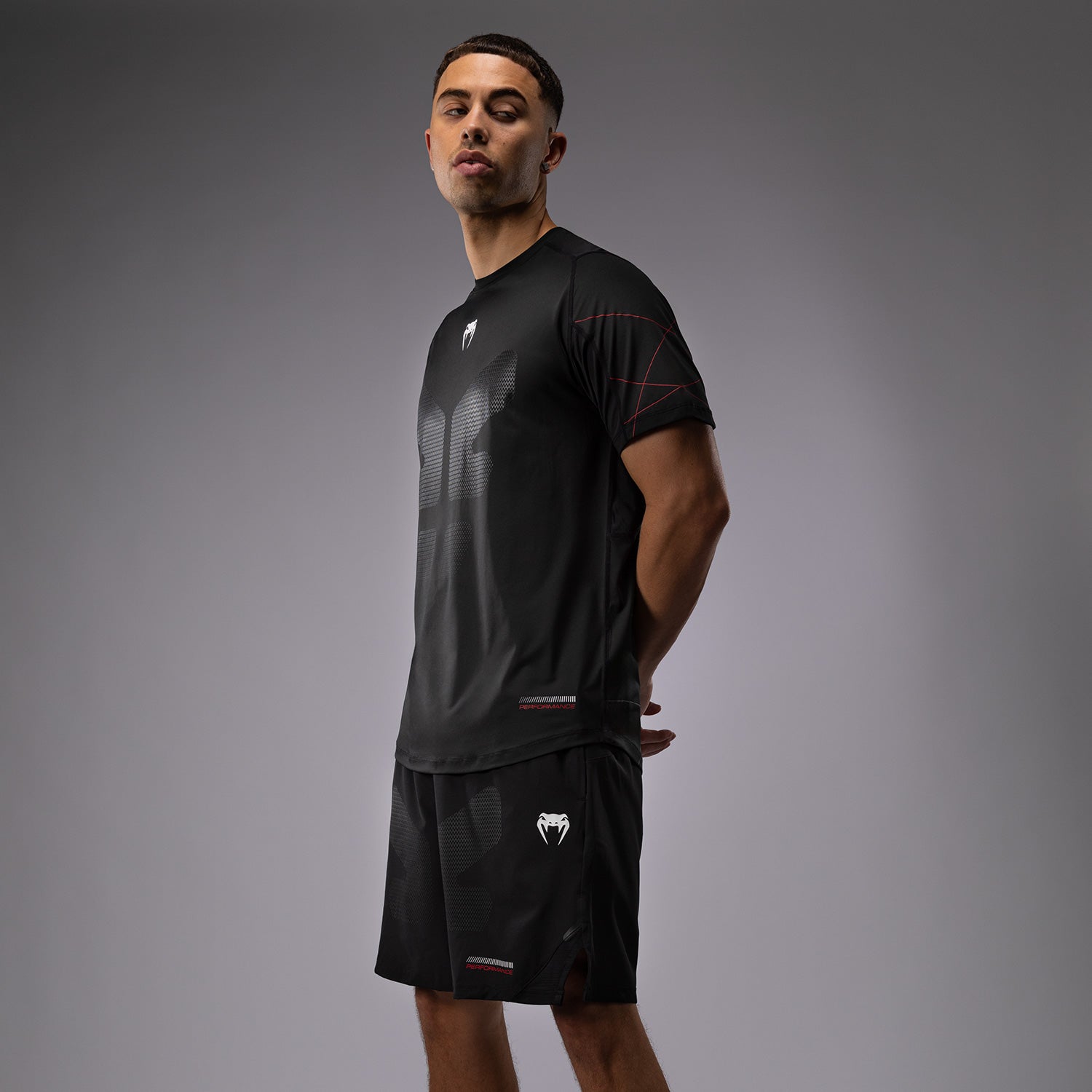venum-tactical-xt-herren-dry-tech-t-shirt-schwarz-rot image 2
