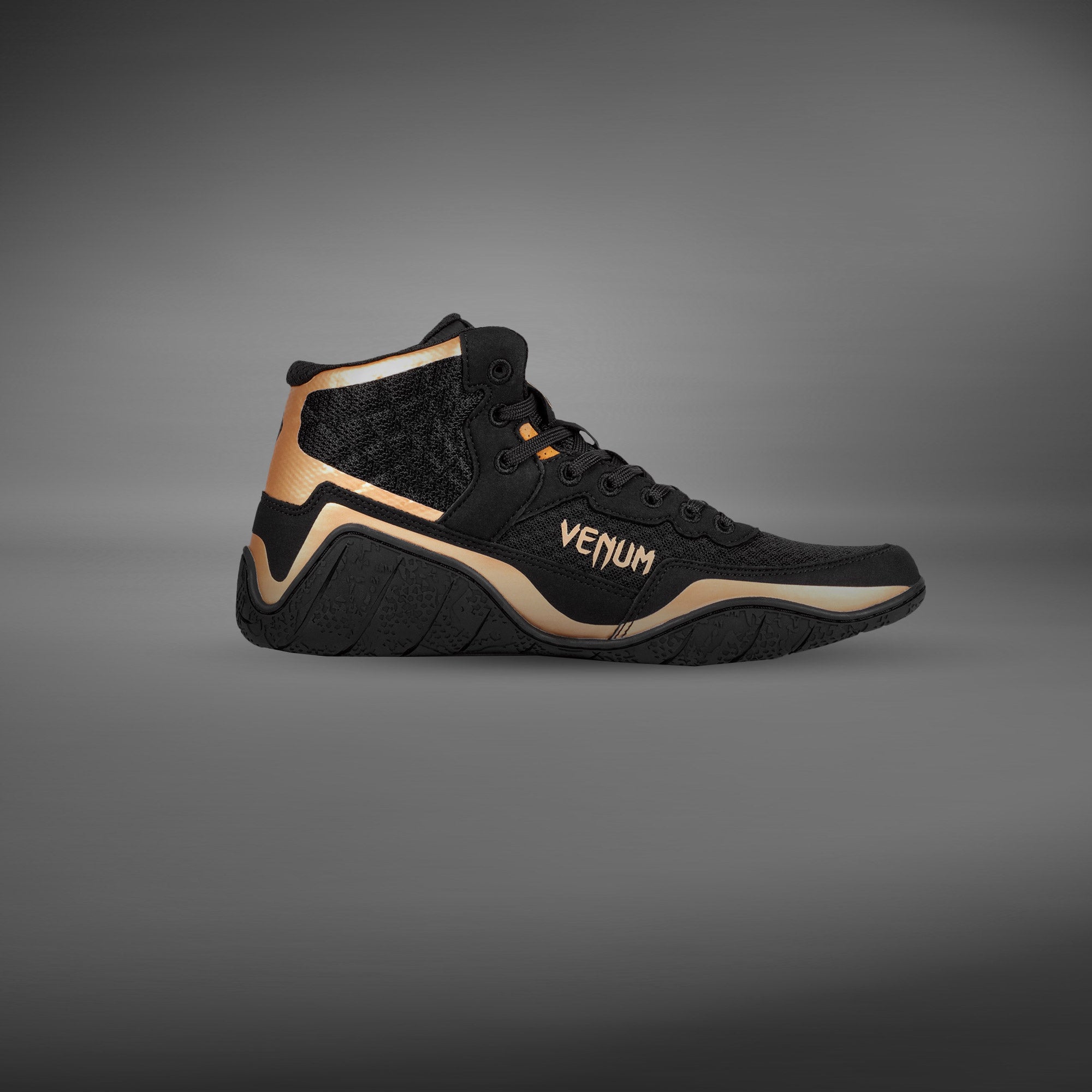 venum-elite-wrestling-schuhe-schwarz-bronze image 3