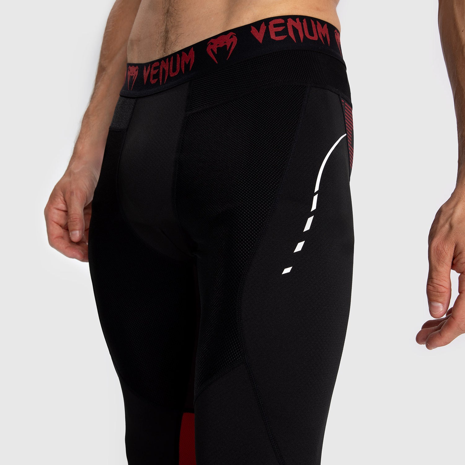 venum-adrenaline-herren-spats-gamaschen-rot-schwarz image 4