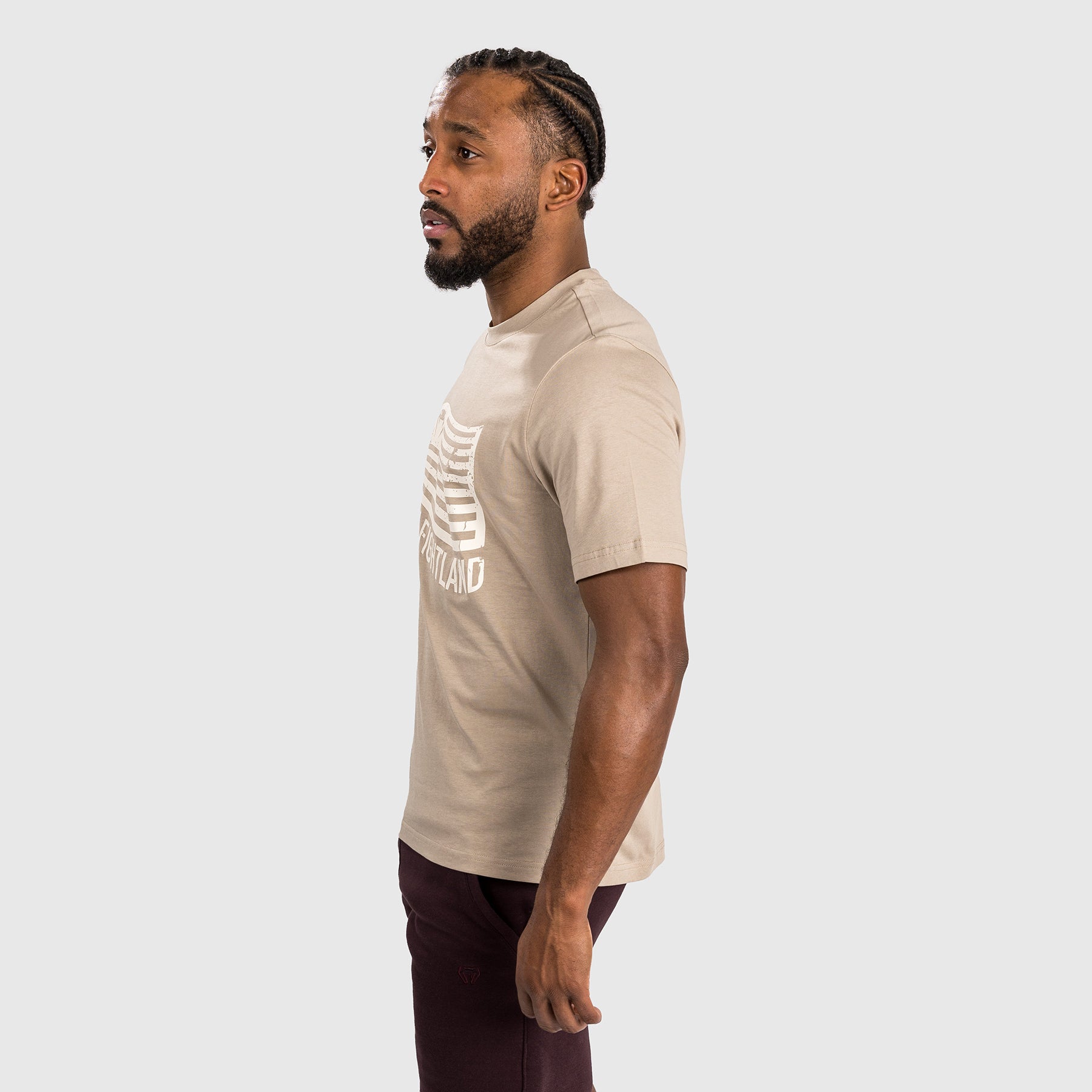 venum-made-in-fightland-t-shirt-herren-sand image 6