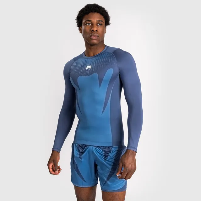 venum-attack-herren-langarm-rashguard-marineblau image 1