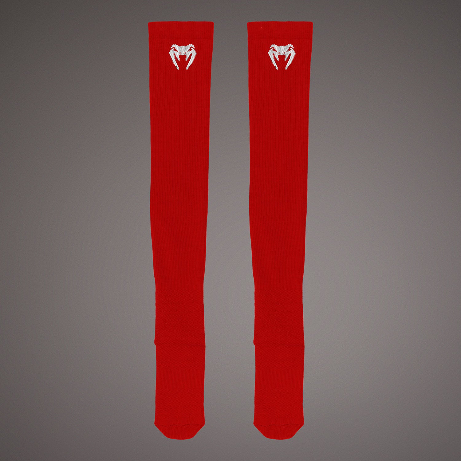 venum-elite-performance-lange-socken-rot-wei image 2