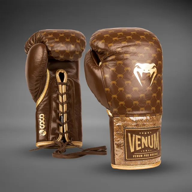 venum-coco-monogram-pro-boxhandschuhe-grizzly-brown image 1
