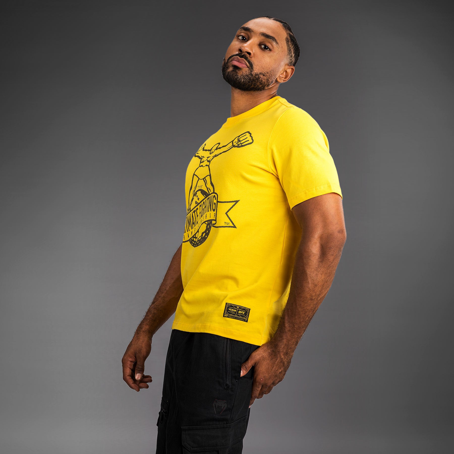 ufc-by-venum-ulti-man-t-shirt-herren-gelb image 2