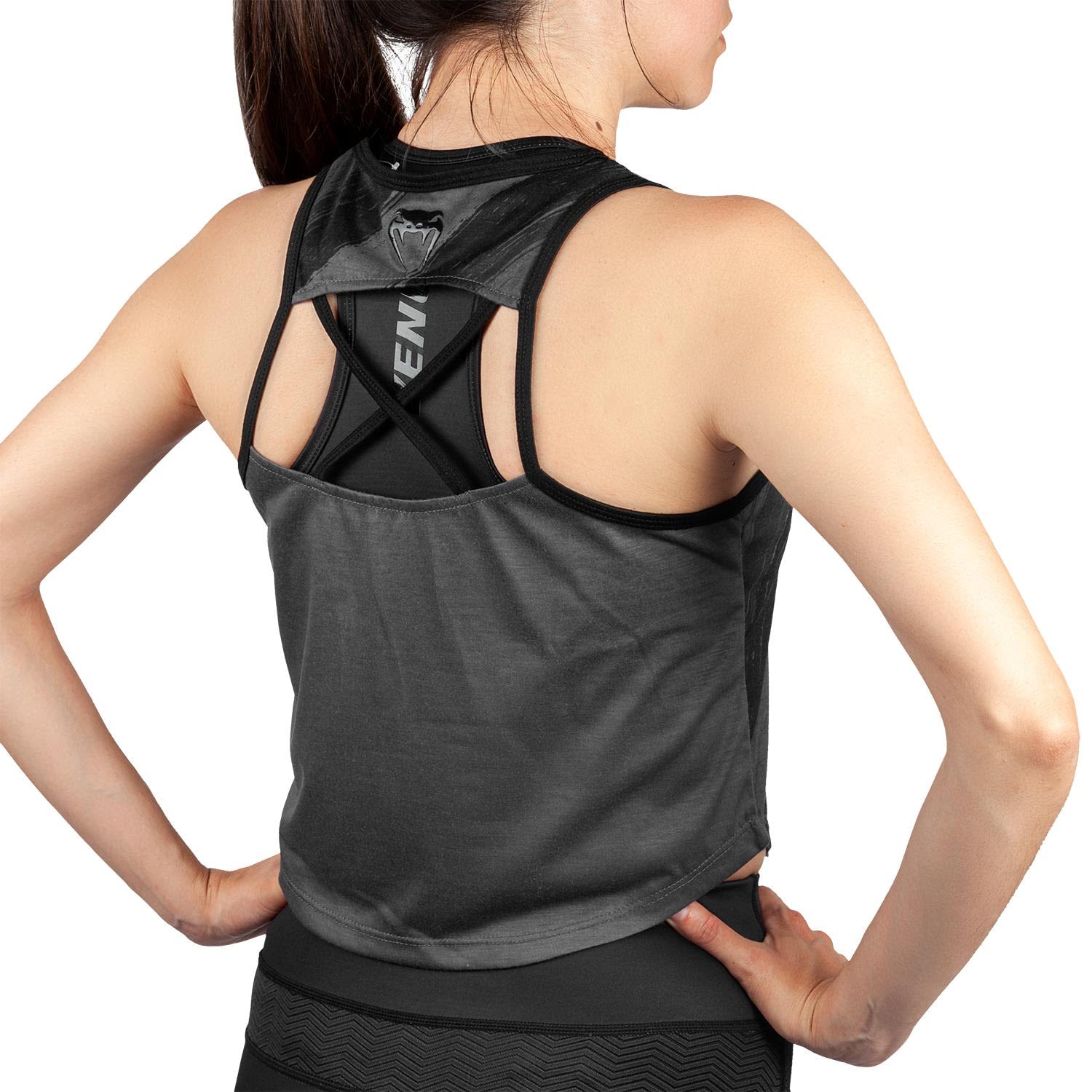 venum-rapid-2-0-damen-tank-top-kurz-rmellos-schwarz image 4