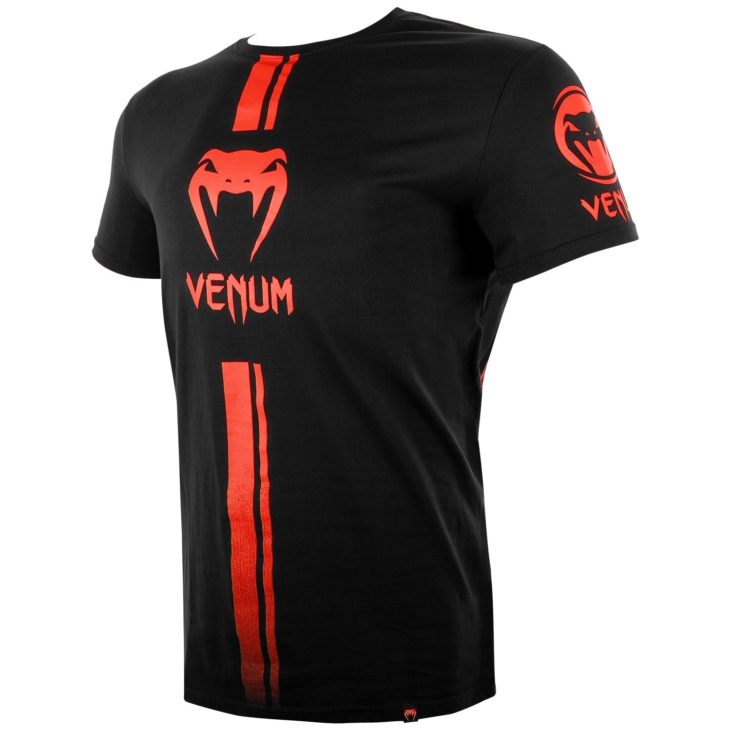 venum-logos-t-shirt-schwarz-rot image 2