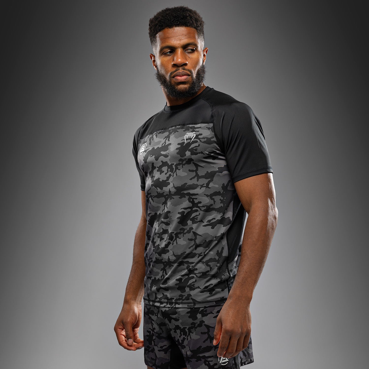 venum-x-polaris-dry-tech-t-shirt-herren-schwarz-grau image 4