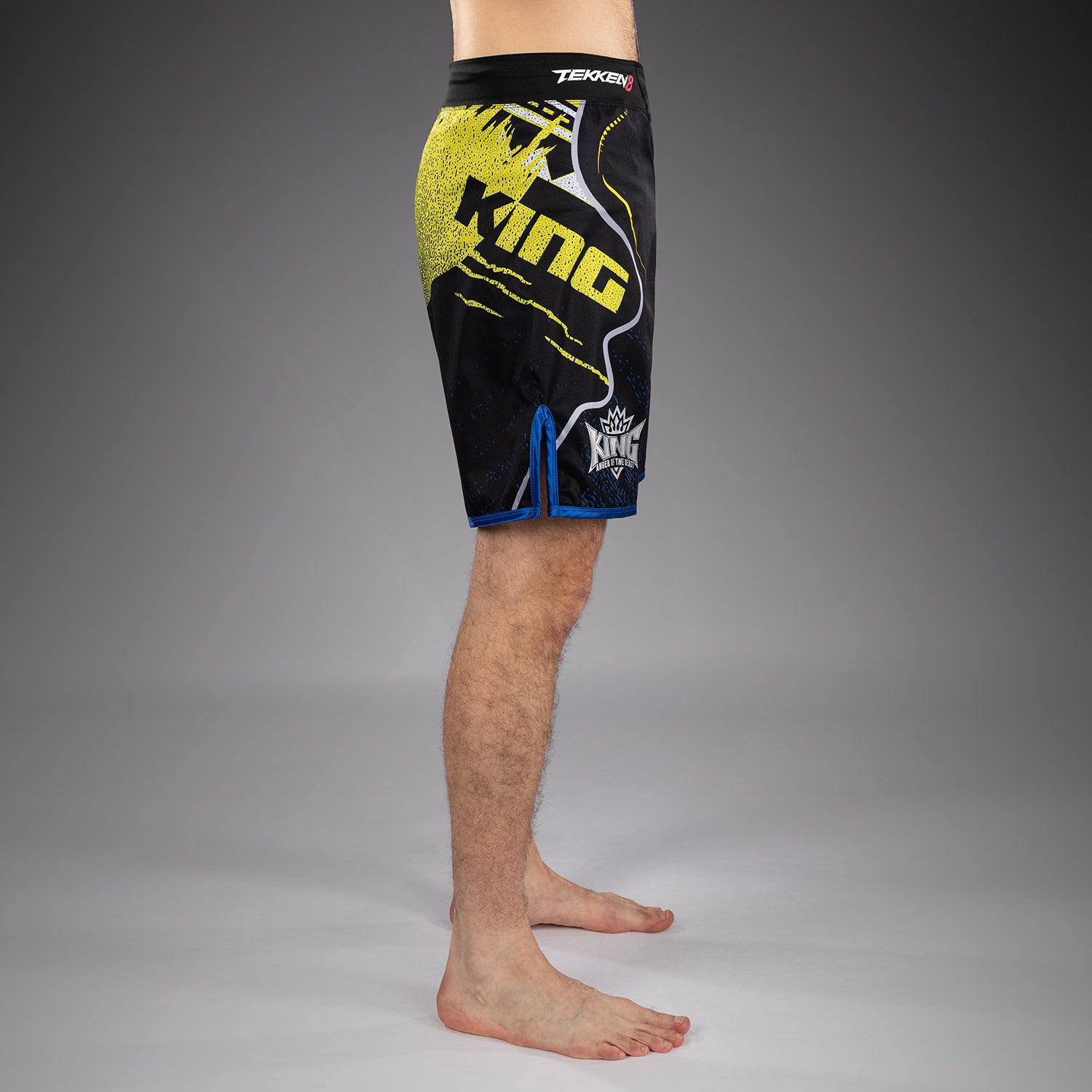 venum-x-tekken-8-king-fightshorts-schwarz-gelb image 2
