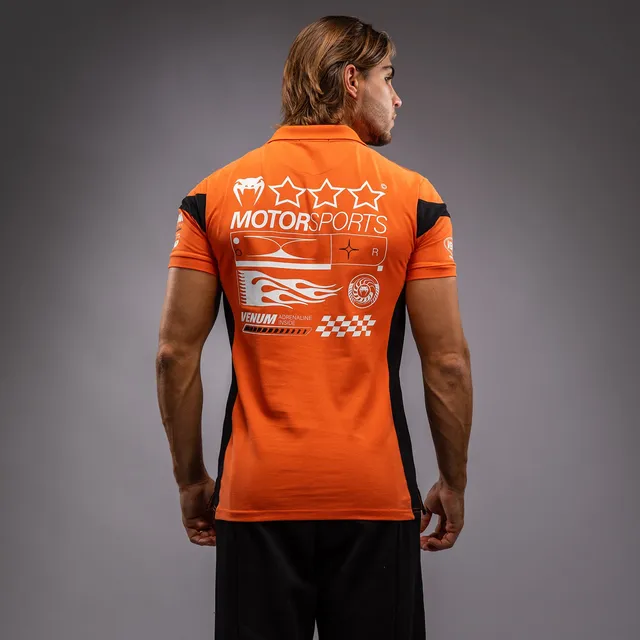 venum-motorsport-baumwollpolo-mandarine-orange image 1