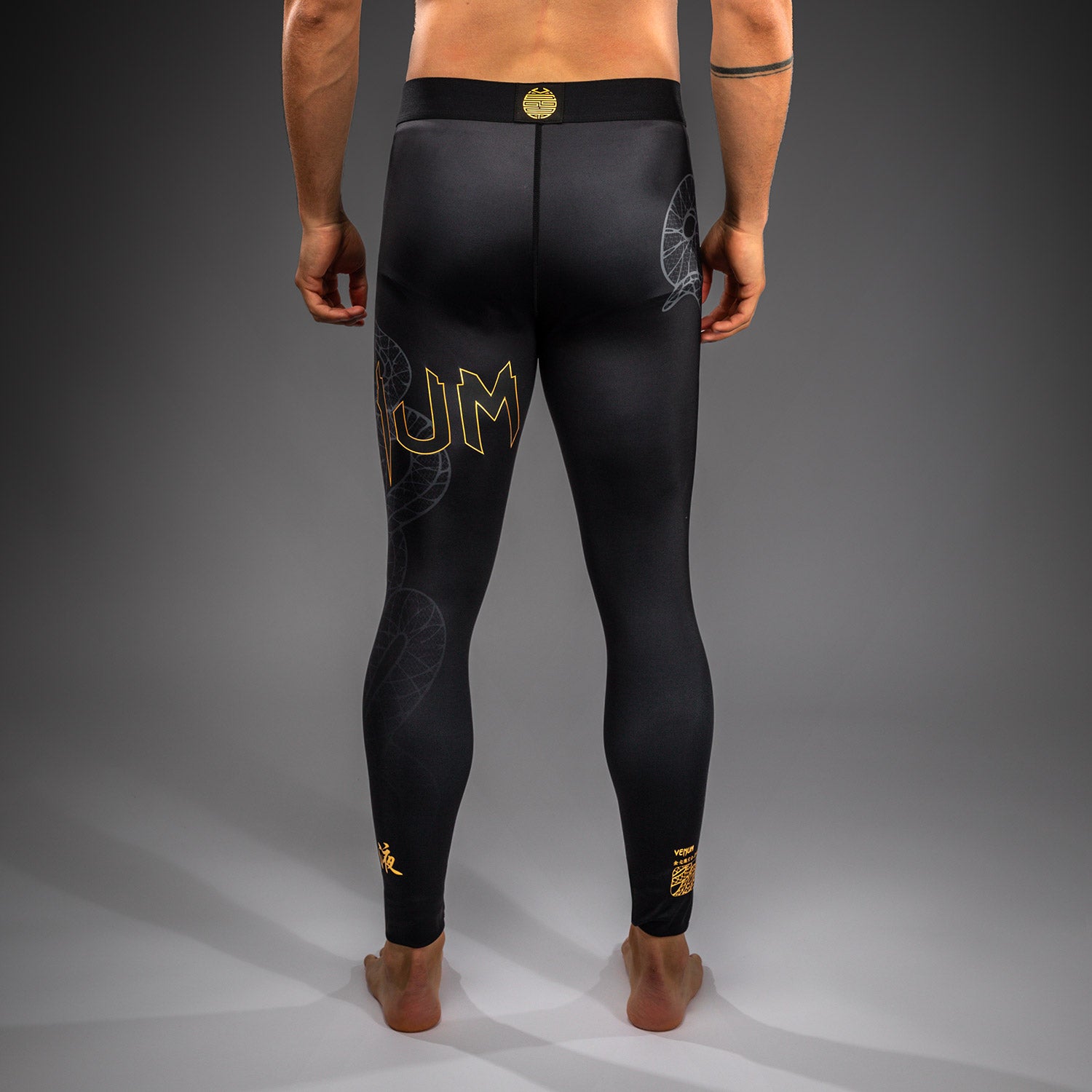 venum-serpenti-spats-schwarz-silber-gold-herren image 4