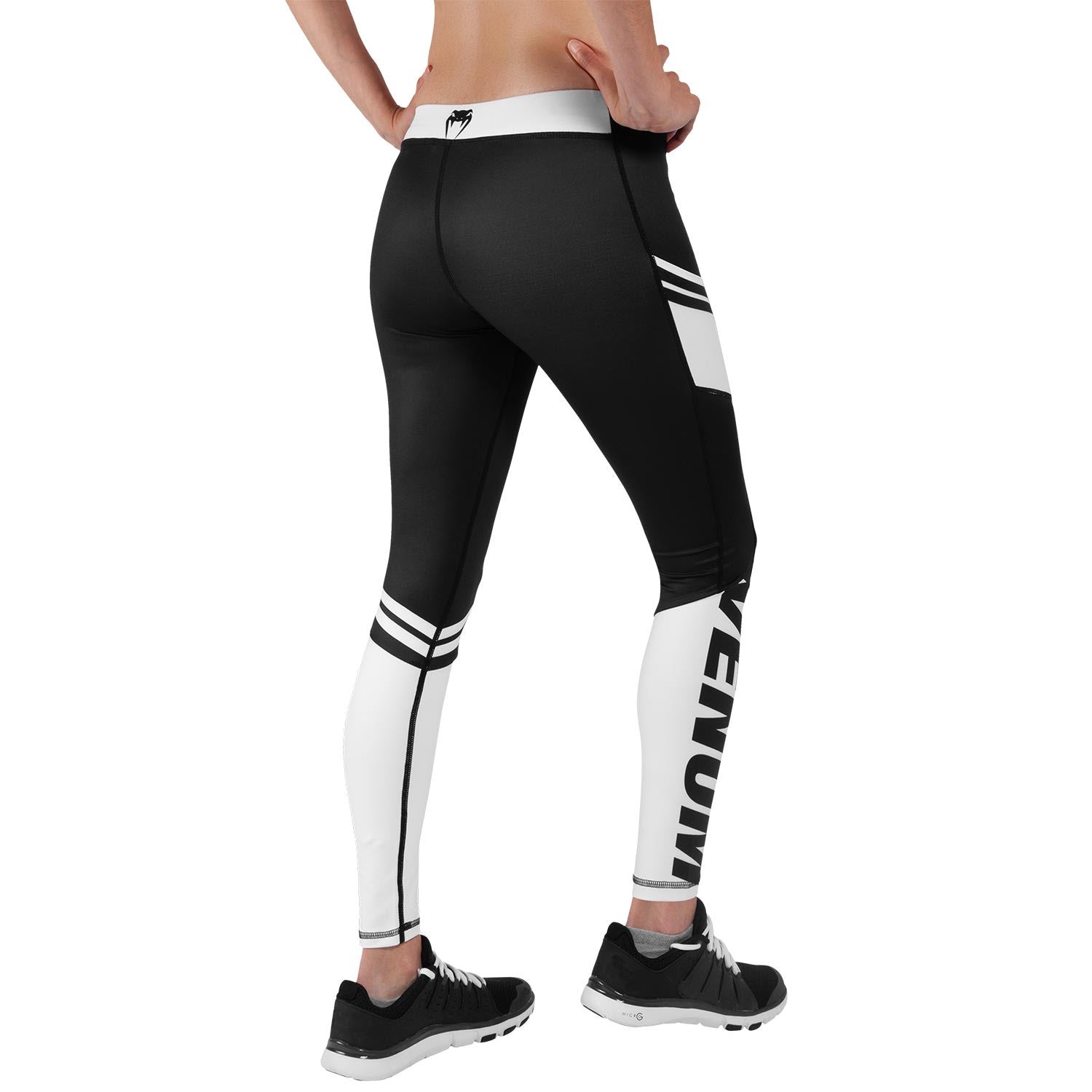 venum-power-2-0-leggings-damen-schwarz-wei image 5