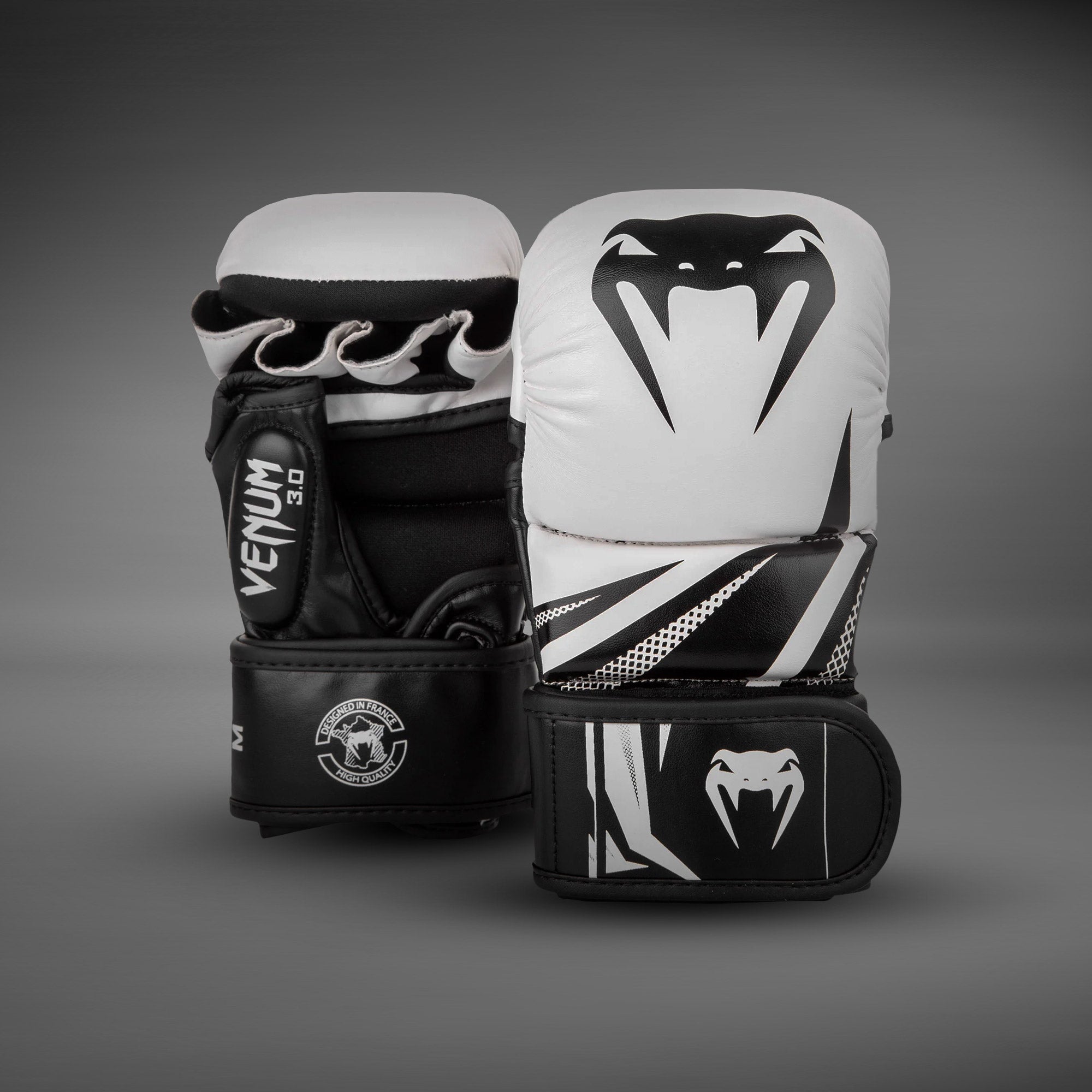 venum-challenger-3-0-mma-sparringhandschuhe-wei-schwarz image 1