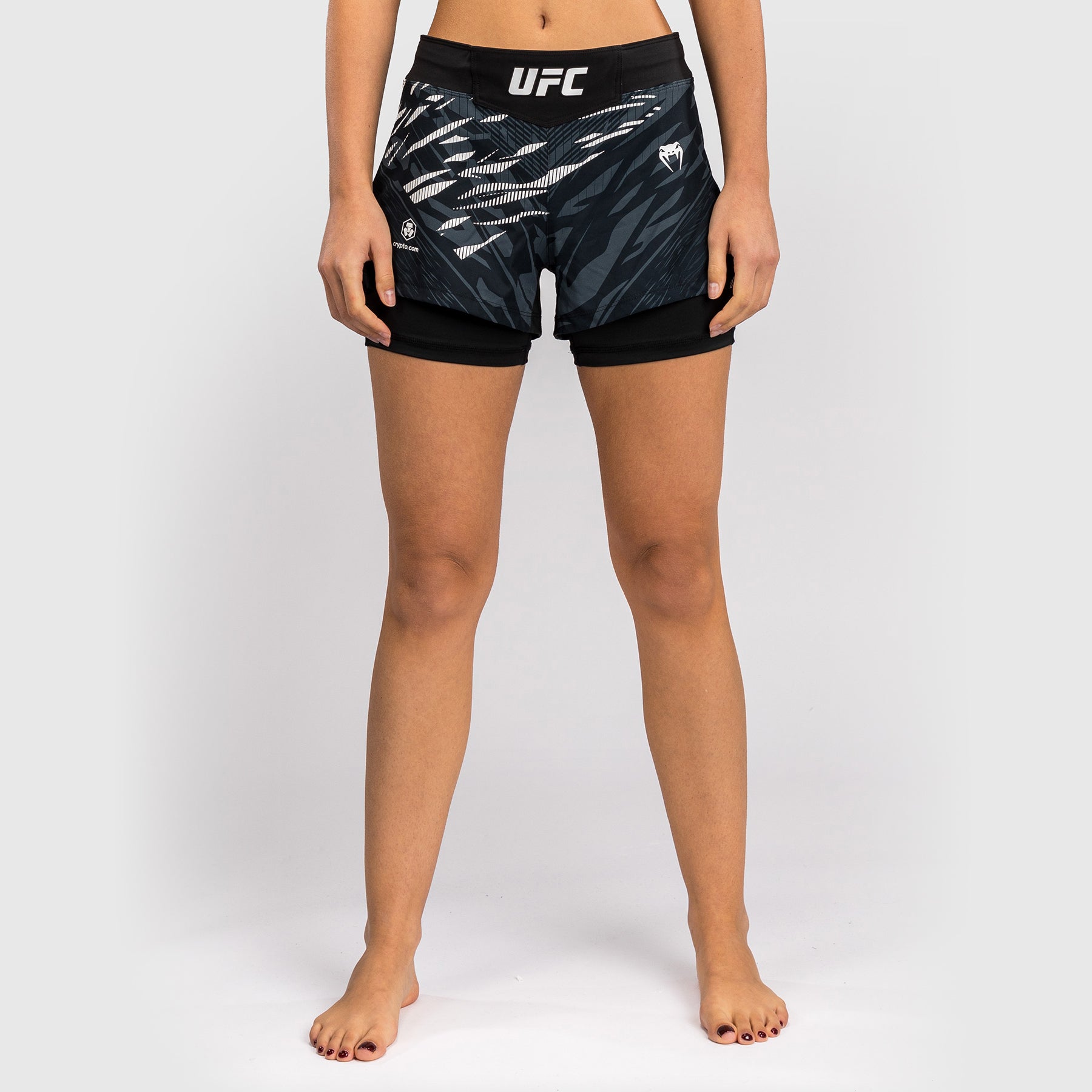 ufc-fusion-by-venum-authentic-fight-night-fight-short-damen-schwarz image 4
