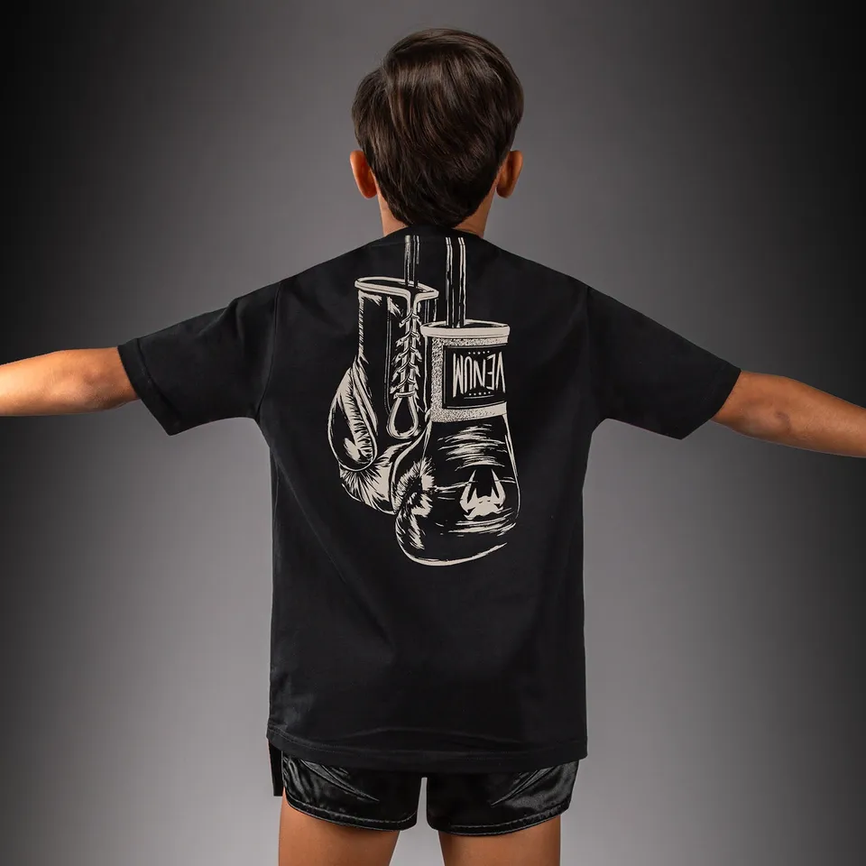 venum-fight-icon-t-shirt-baumwolle-schwarz-kids image 1