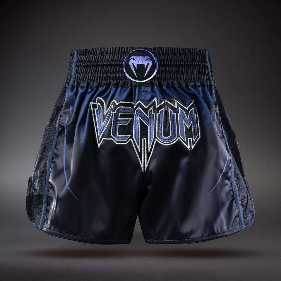 venum-g-core-muay-thai-shorts-marineblau-wei image 1