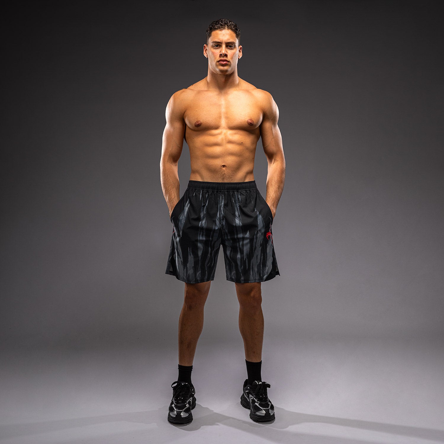 venum-demon-trainingsshorts-schwarz-grau image 4