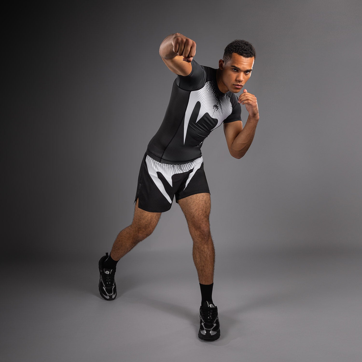 venum-no-gi-rashguard-langarm-ibjjf-herren-schwarz-wei image 7