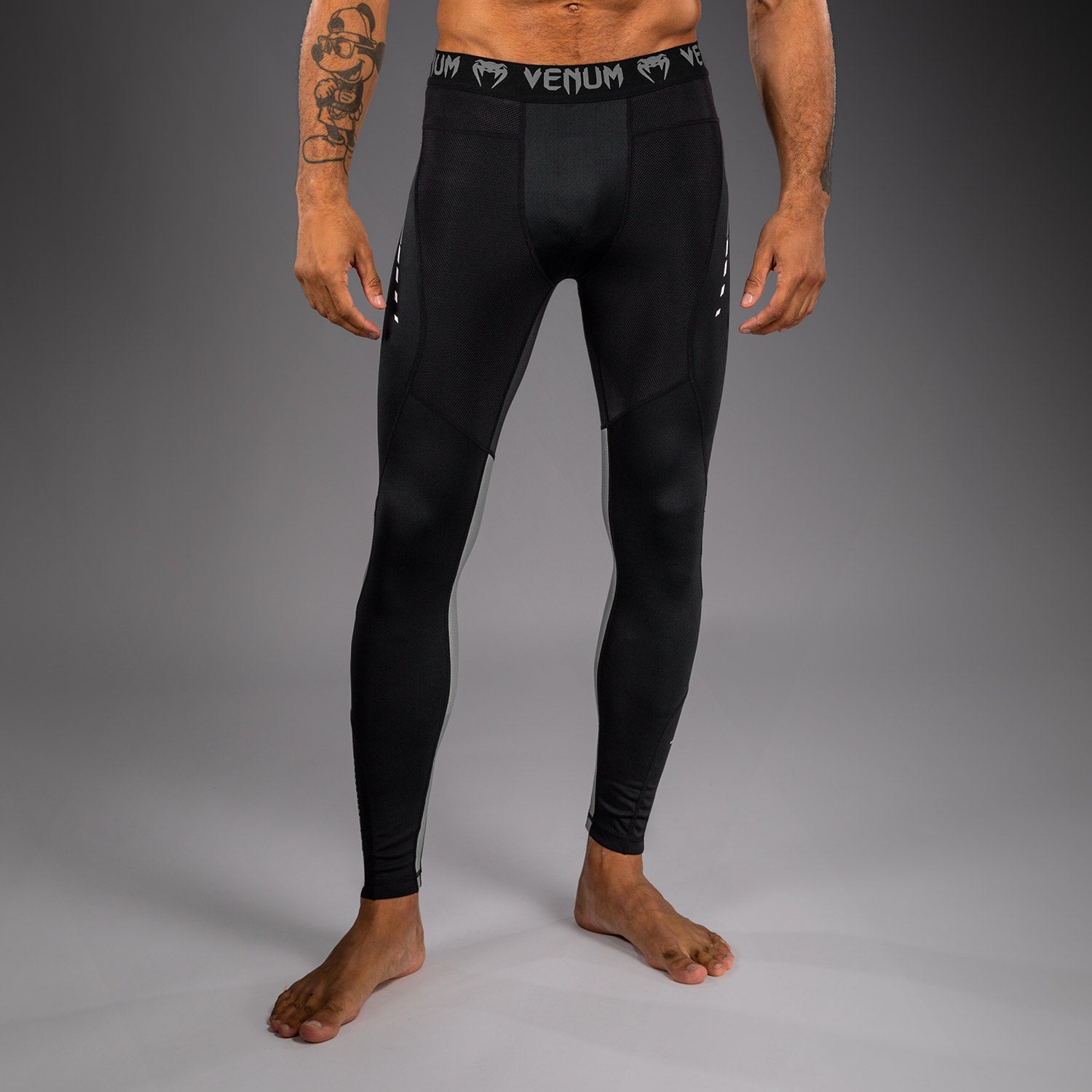 venum-adrenaline-spats-schwarz-silbergrau image 1