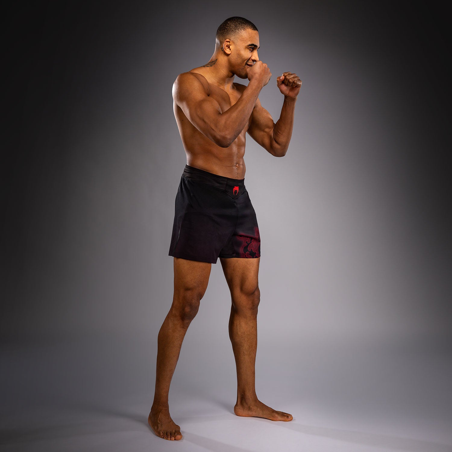 venum-spectre-fightshorts-herren-schwarz-rot image 4