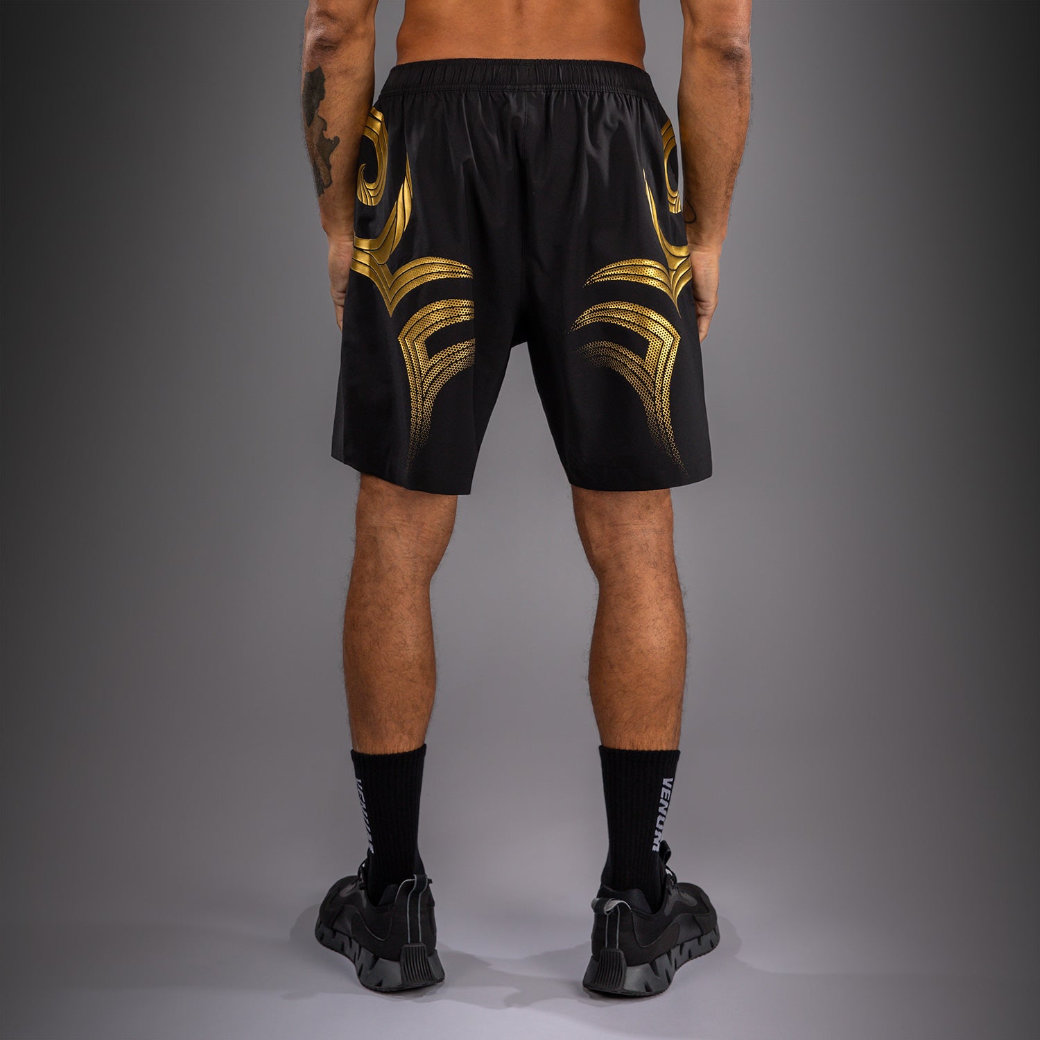 venum-x-mike-tyson-tiger-trainingsshorts-schwarz-gold image 4