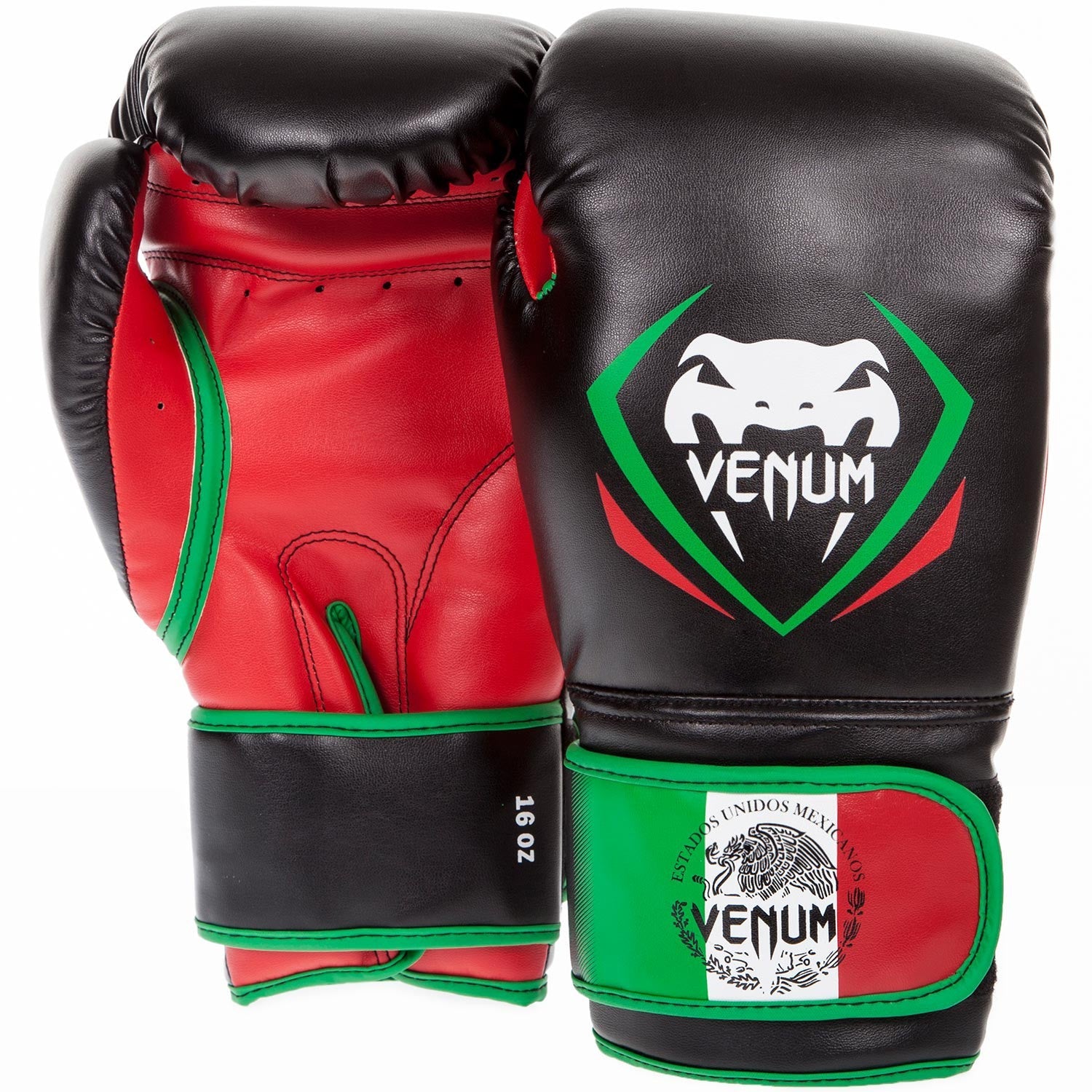 venum-contender-boxhandschuhe-mexiko-schwarz-premium-synthetikleder image 1