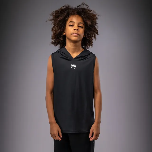 venum-elite-rmelloser-dry-tech-kapuzenpullover-kinder-schwarz image 1