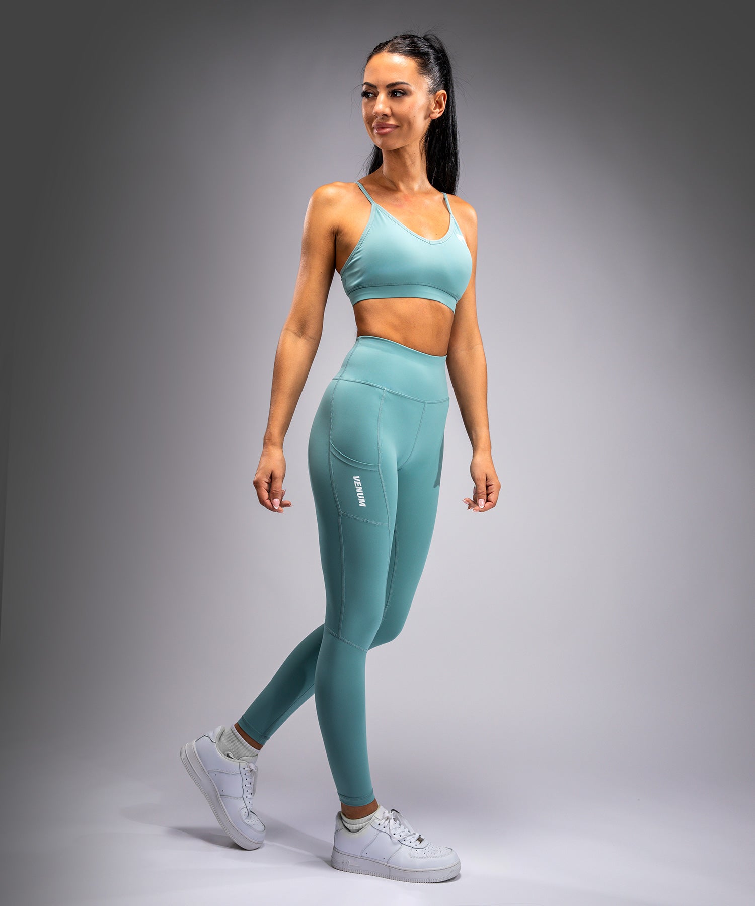 venum-essential-damen-performance-leggings-aqua-gr-n image 4