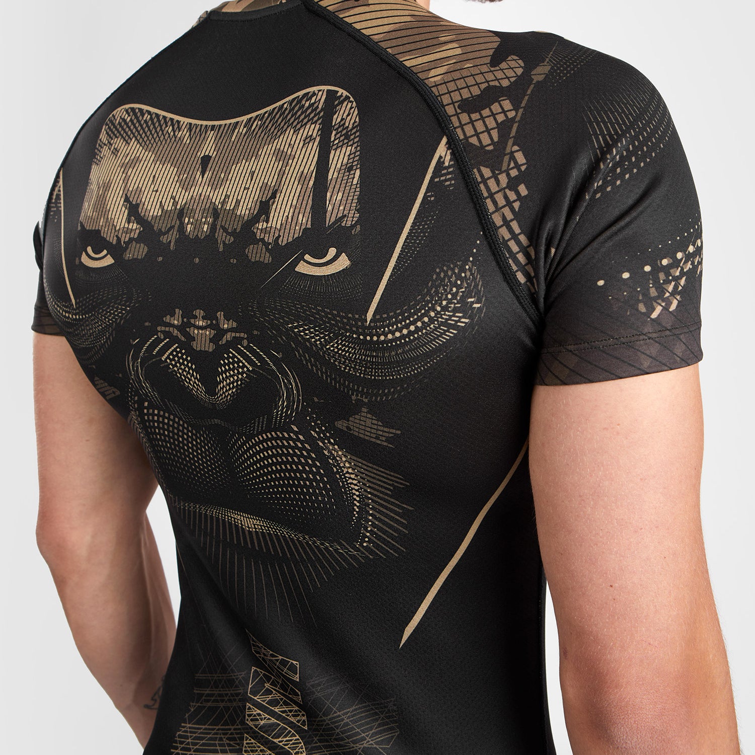 venum-gorilla-jungle-rashguard-kurzarm-schwarz-sand image 6