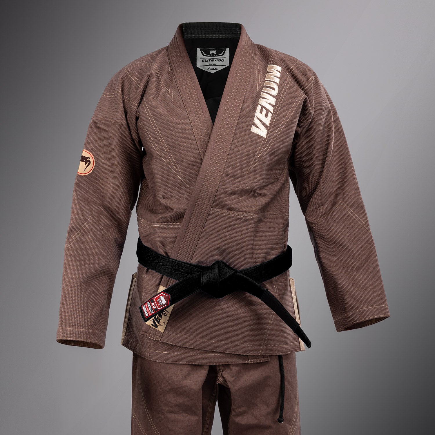 venum-elite-5-0-brazilian-jiu-jitsu-gi-450-schokoladenbraun image 4
