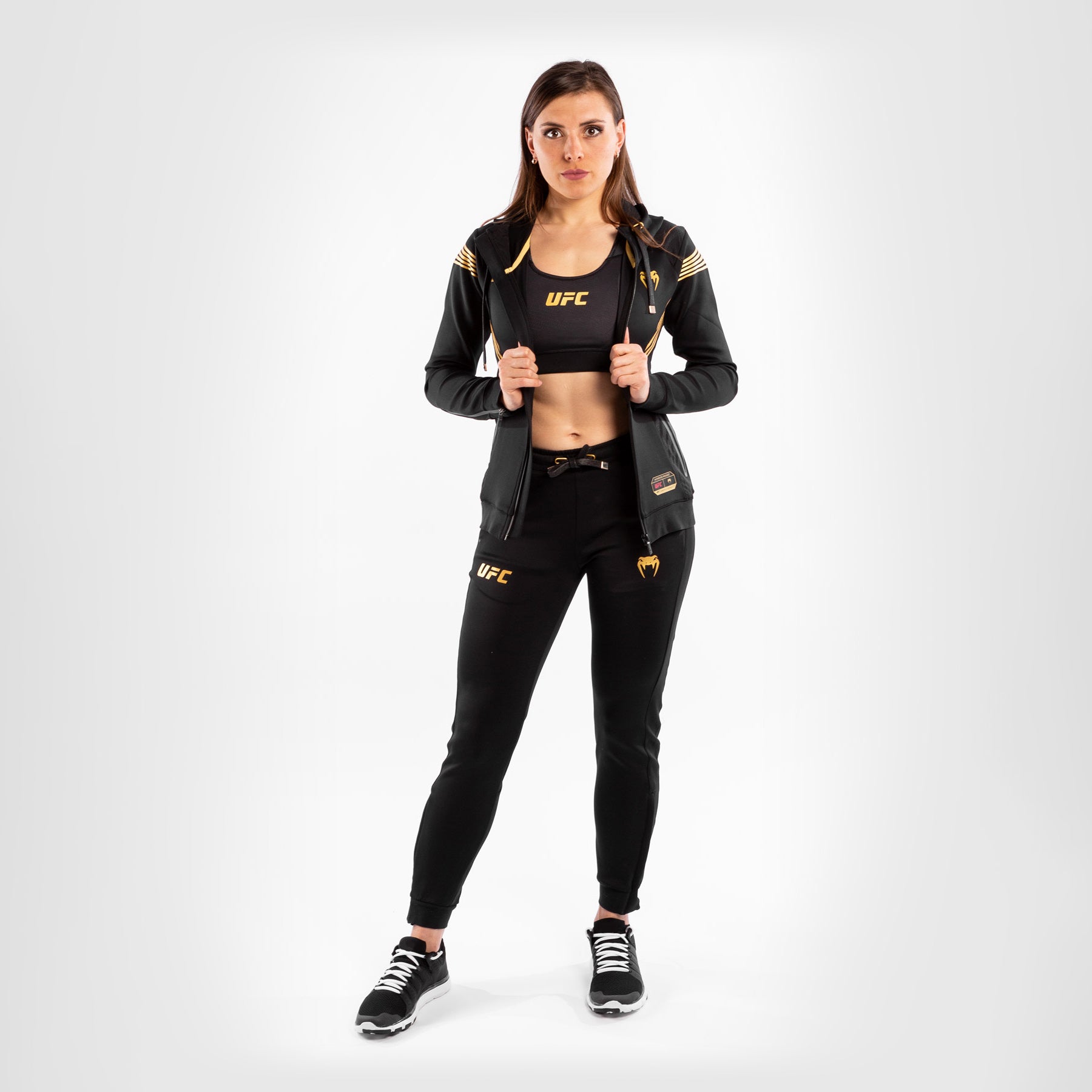 ufc-venum-authentic-fight-night-damen-sport-bh-champion-schwarz-gold image 6
