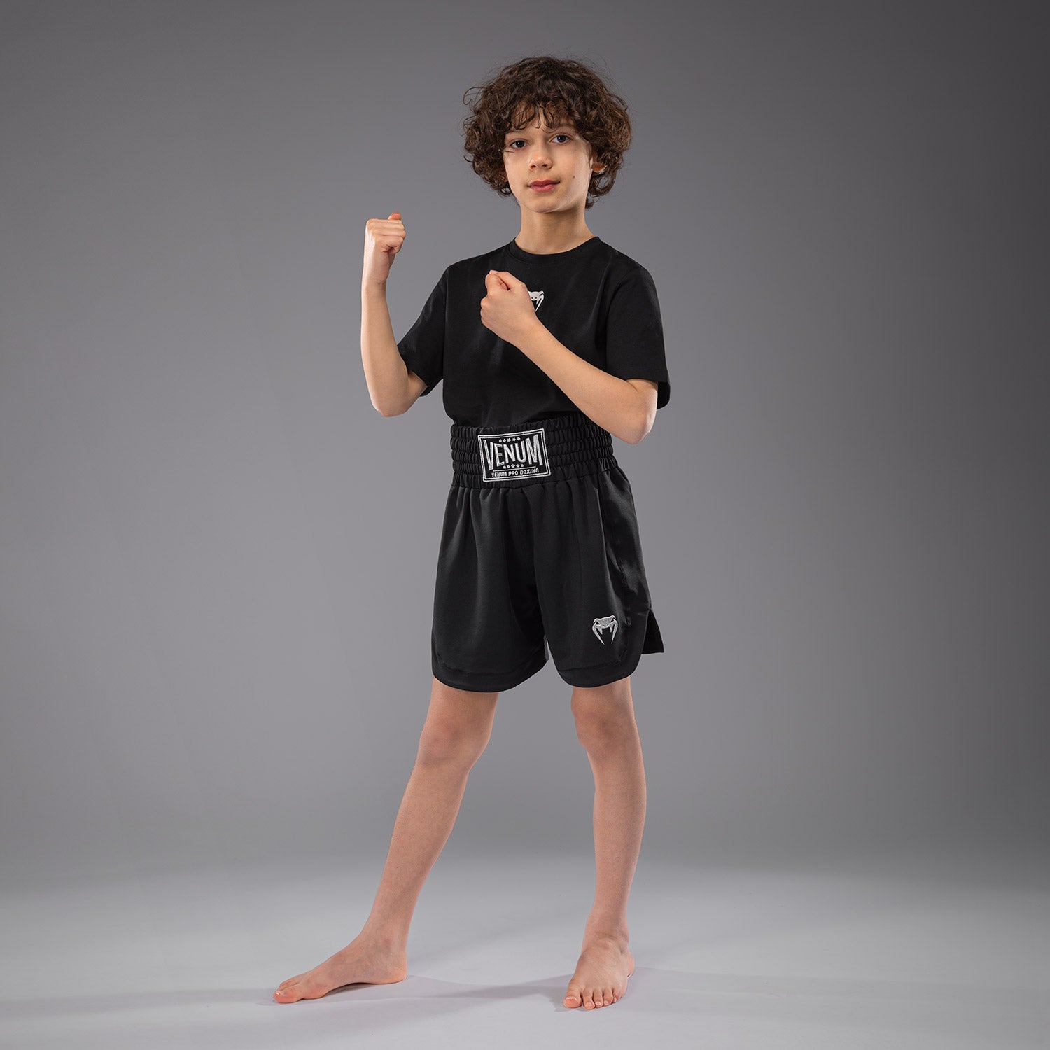 venum-classic-kinder-boxing-shorts-boxshorts-schwarz image 5