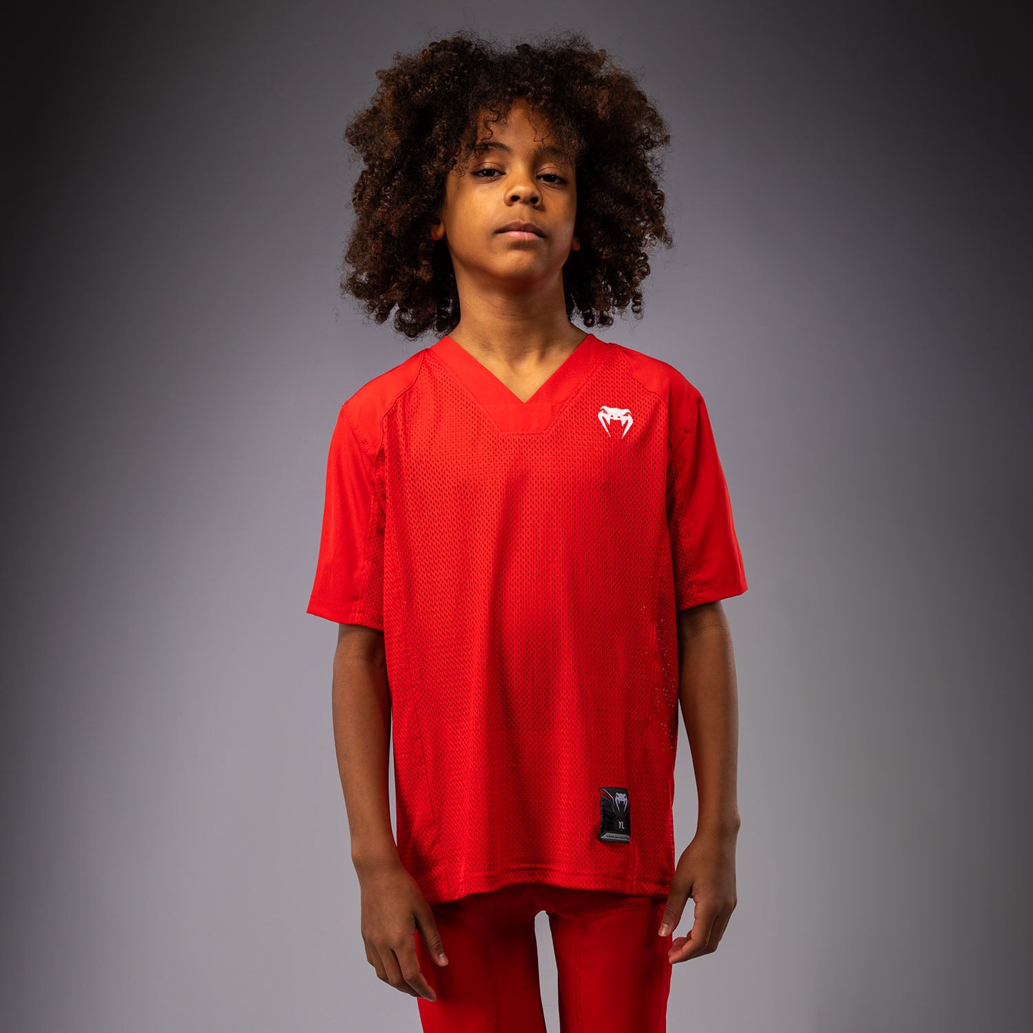 venum-elite-fu-ball-kurzarmtrikot-f-r-kinder-rot image 1