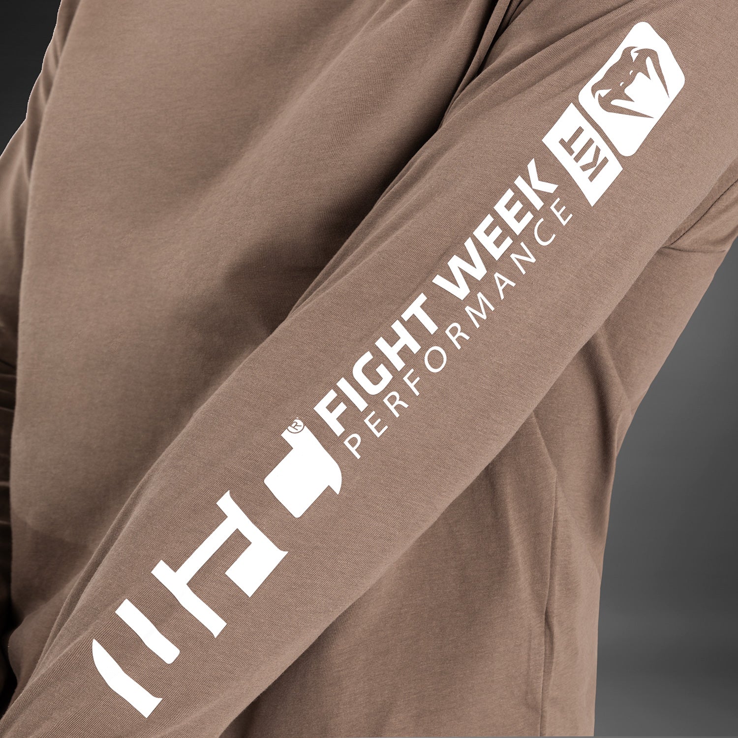 ufc-adrenaline-by-venum-fight-week-herren-langarm-t-shirt-bronze image 6