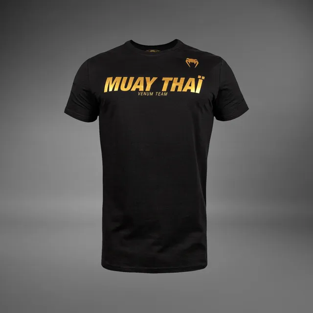 venum-muay-thai-vt-t-shirt-schwarz-gold image 1