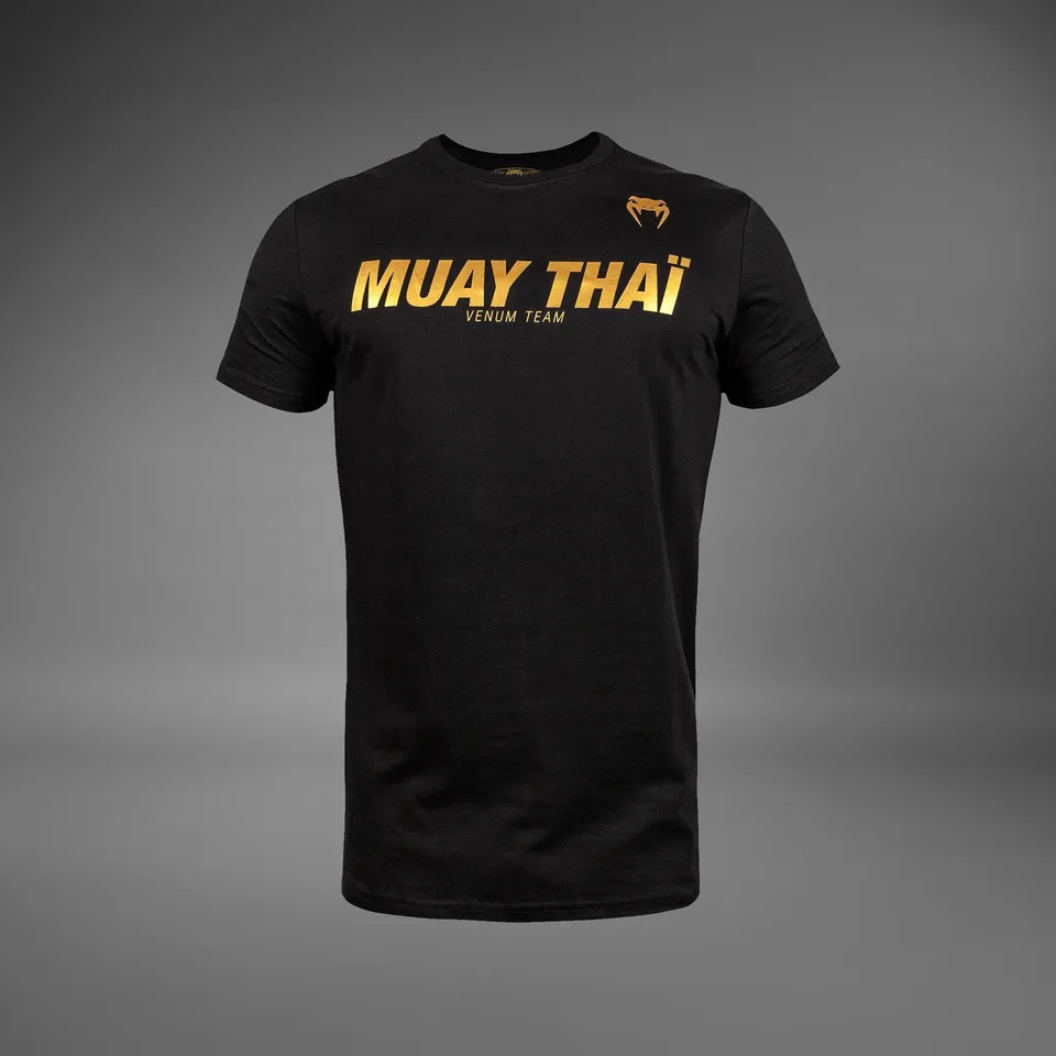 venum-muay-thai-vt-t-shirt-schwarz-gold image 1