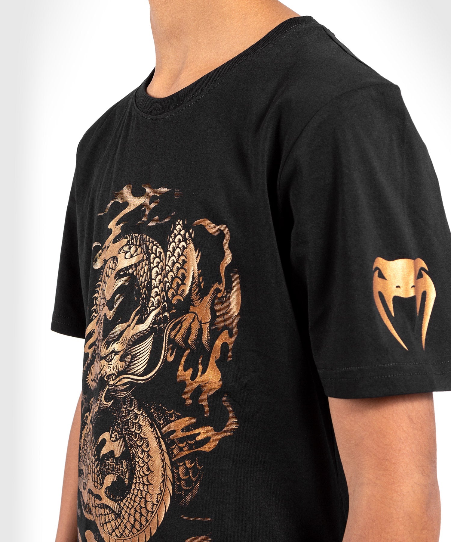 venum-dragon-s-flight-kinder-t-shirt-schwarz-bronze image 4