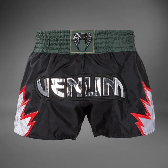 venum-inferno-muay-thai-shorts-tiefes-schwarz-khaki image 1
