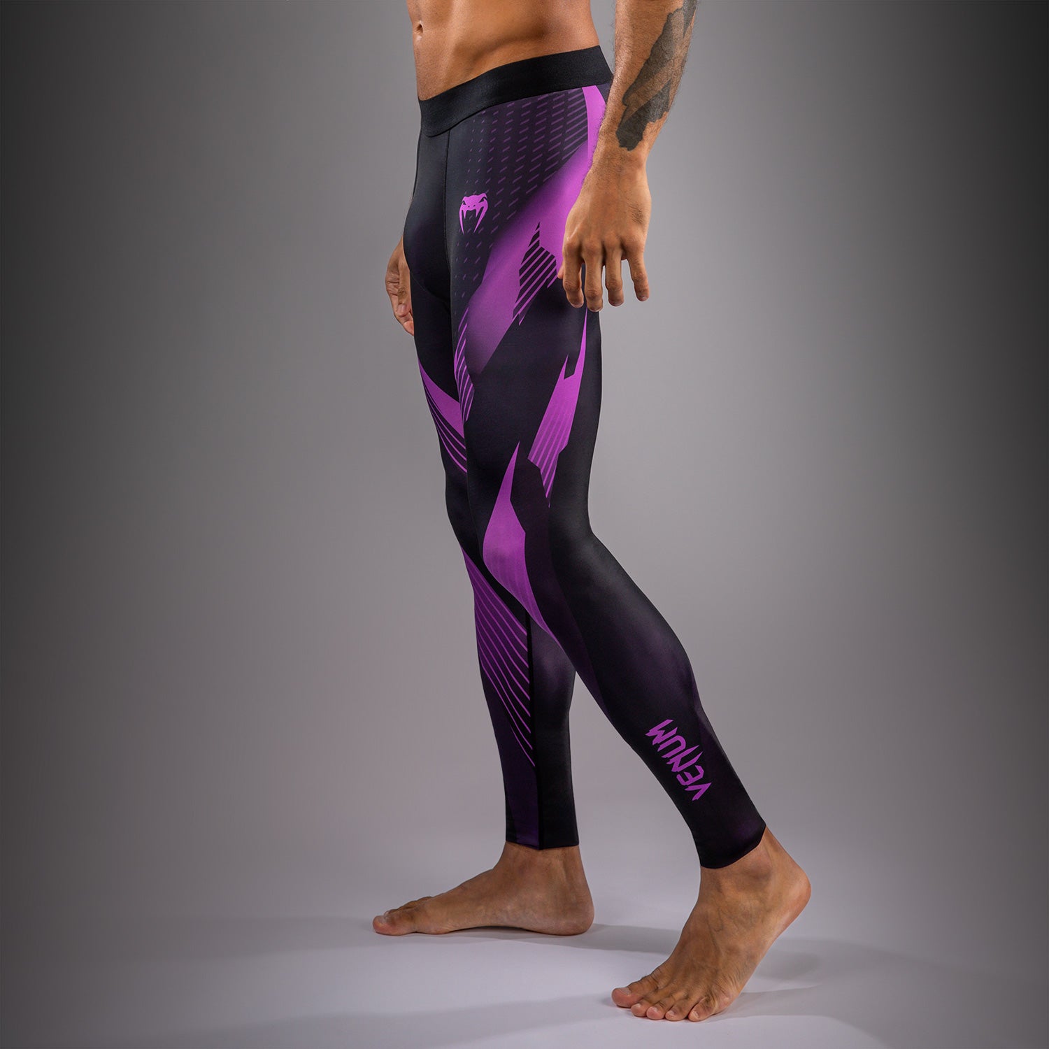 venum-no-gi-6-0-spats-leggings-schwarz-lila image 2
