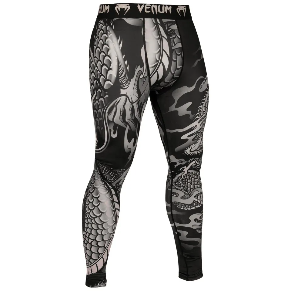 venum-dragon-s-flight-kompressionshose-schwarz-sand image 1