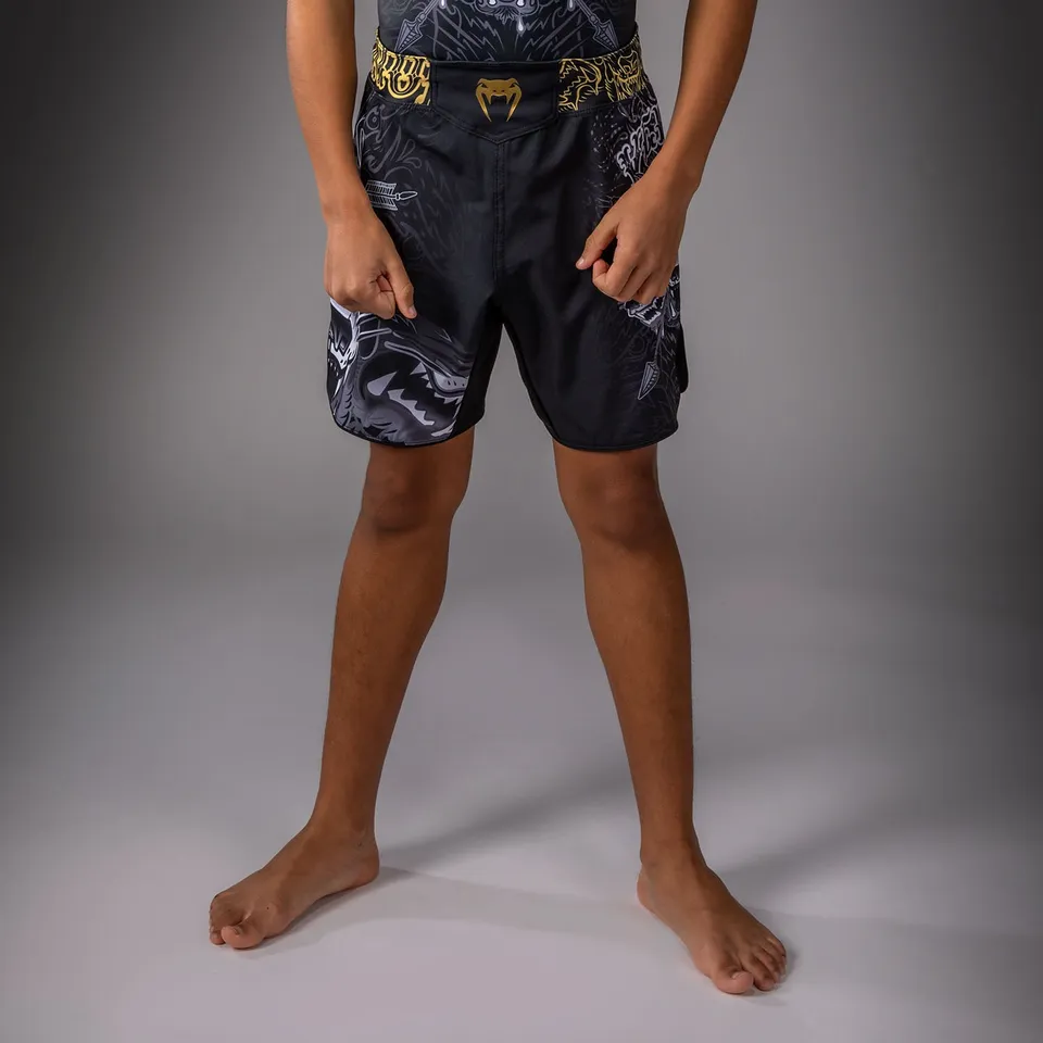 venum-wolf-atak-kinder-fightshorts-schwarz-grau image 1