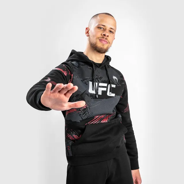 ufc-venum-authentic-fight-week-2-0-hooded-sweatshirt-schwarz-rot image 1