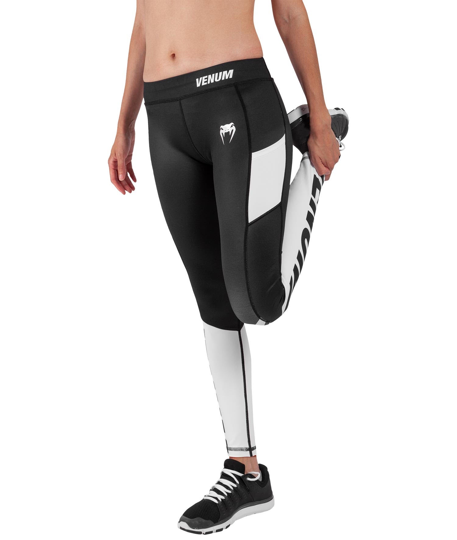 venum-power-2-0-leggings-damen-schwarz-wei image 3