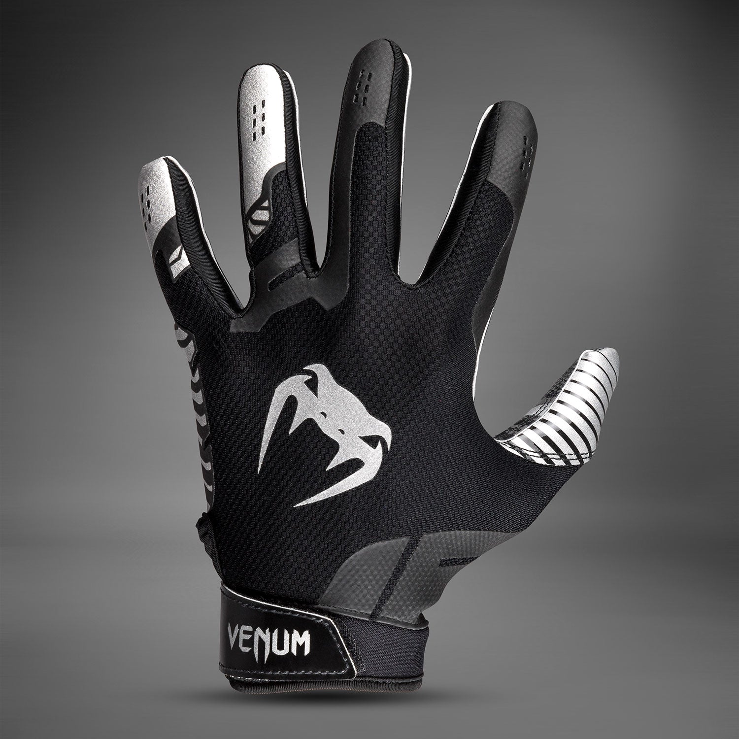 venum-elite-football-handschuhe-schwarz-silber image 4