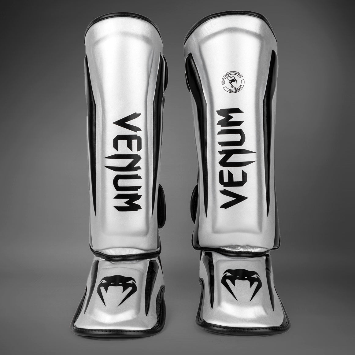 venum-elite-standup-schienbeinschoner-silber-schwarz image 2