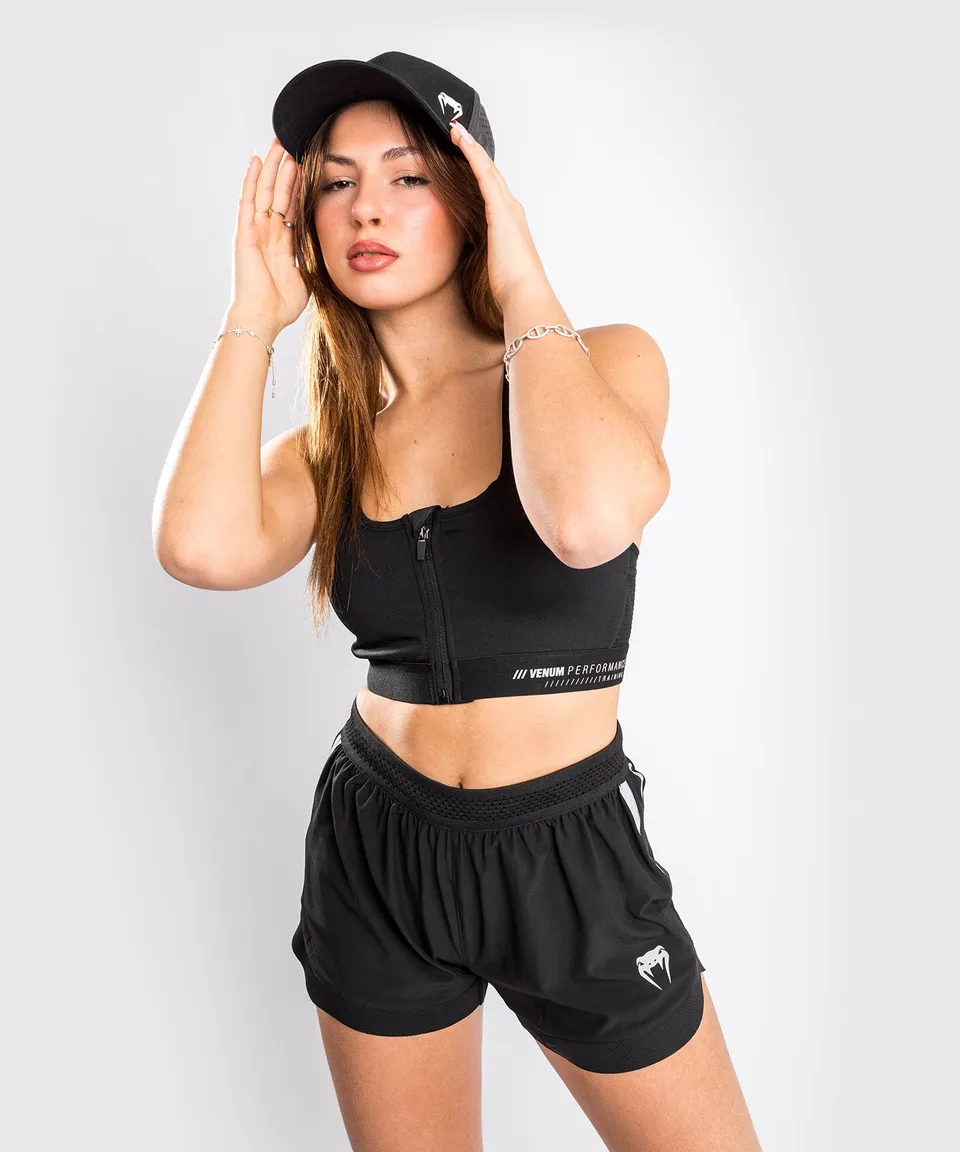 venum-tempest-2-0-sport-bh-damen-schwarz-grau image 1