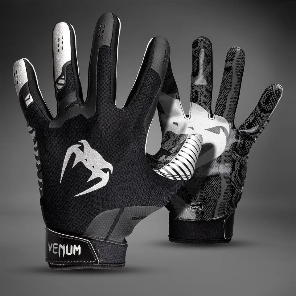 venum-elite-football-handschuhe-schwarz-silber image 1