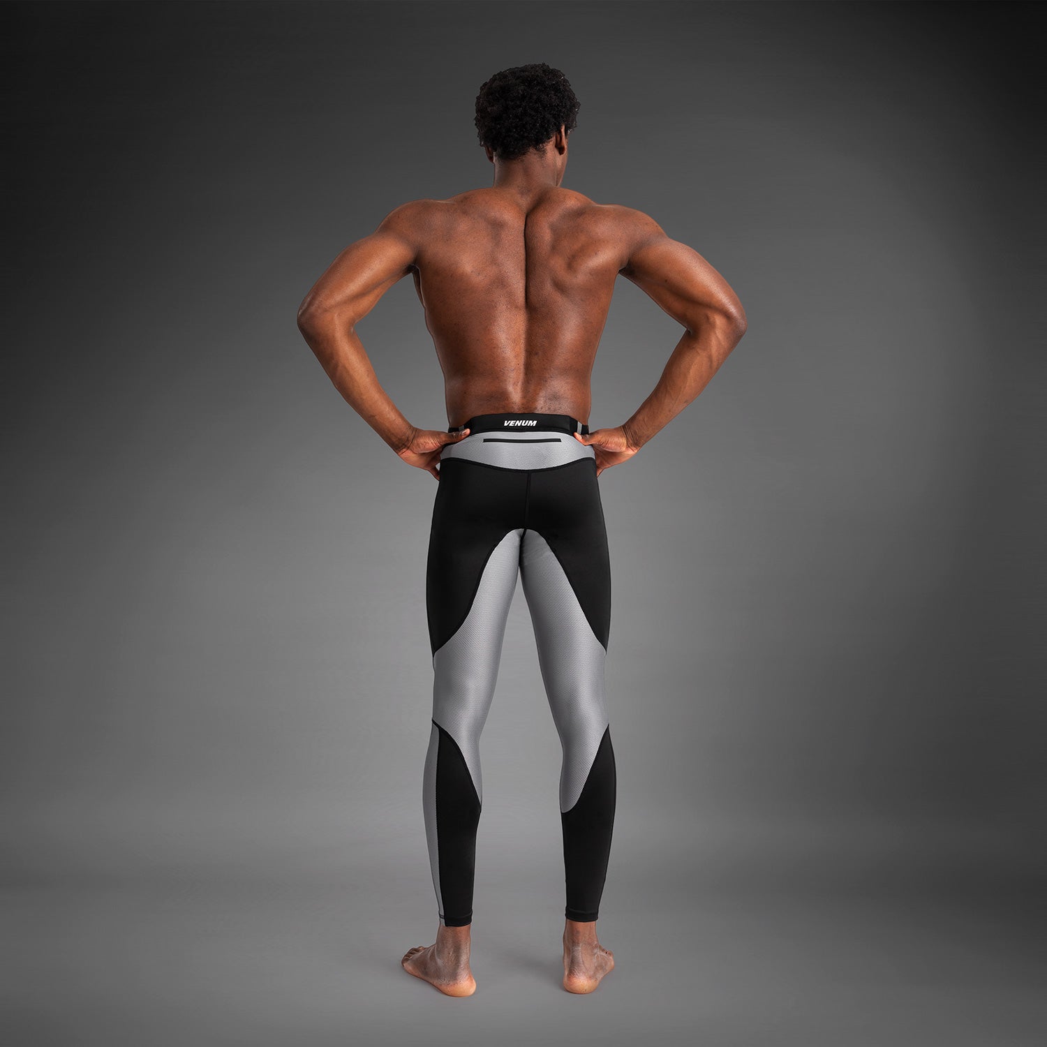 venum-tempest-herren-spats-kompressionstights-schwarz-grau image 8