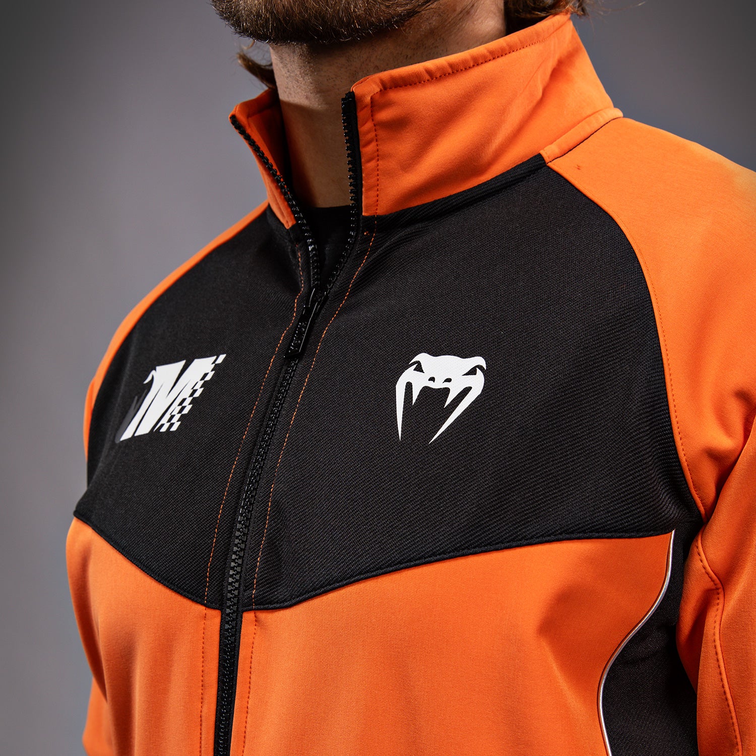 venum-motorsport-softshell-jacke-tangerine-orange image 4