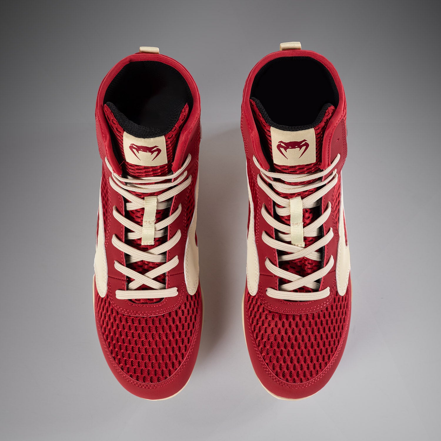 venum-contender-boxschuhe-rubinrot-elfenbein image 6